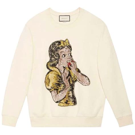 gucci sweatshirt snow white|Gucci sweatshirt for women.